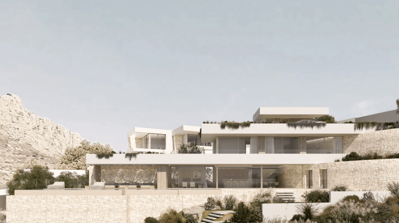 Eksklusiv nybygg villa i luksus med havutsikt i Calpe