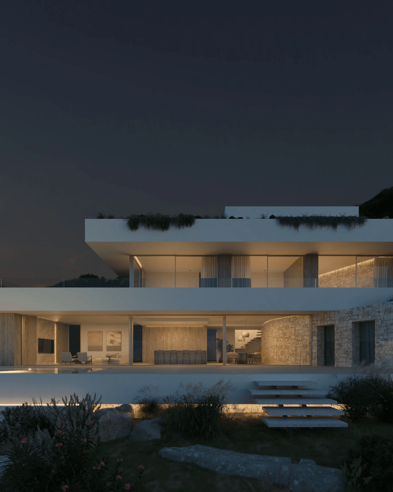 Eksklusiv nybygg villa i luksus med havutsikt i Calpe