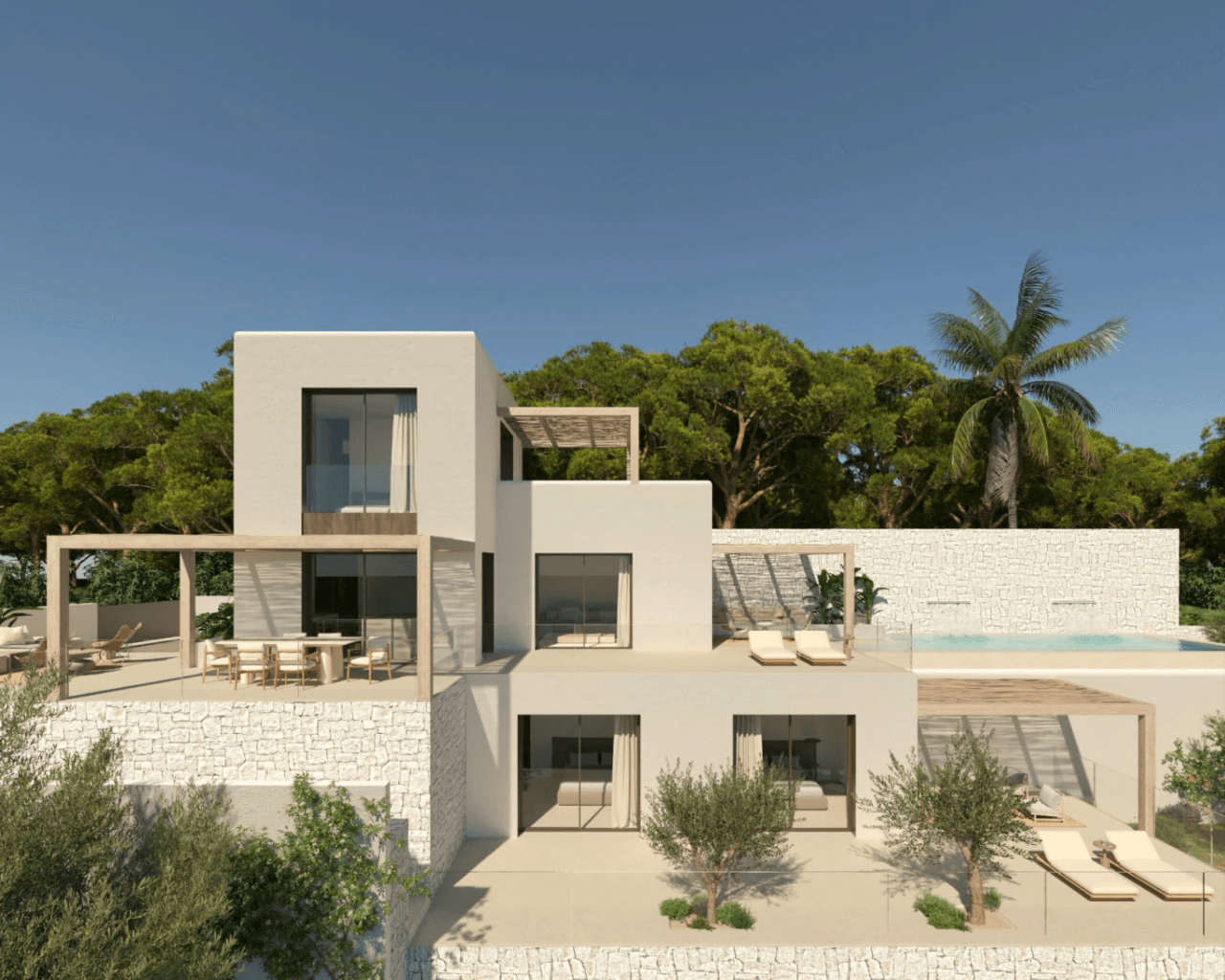 Luksuriøs villa i andre linje fra stranden i Benissa