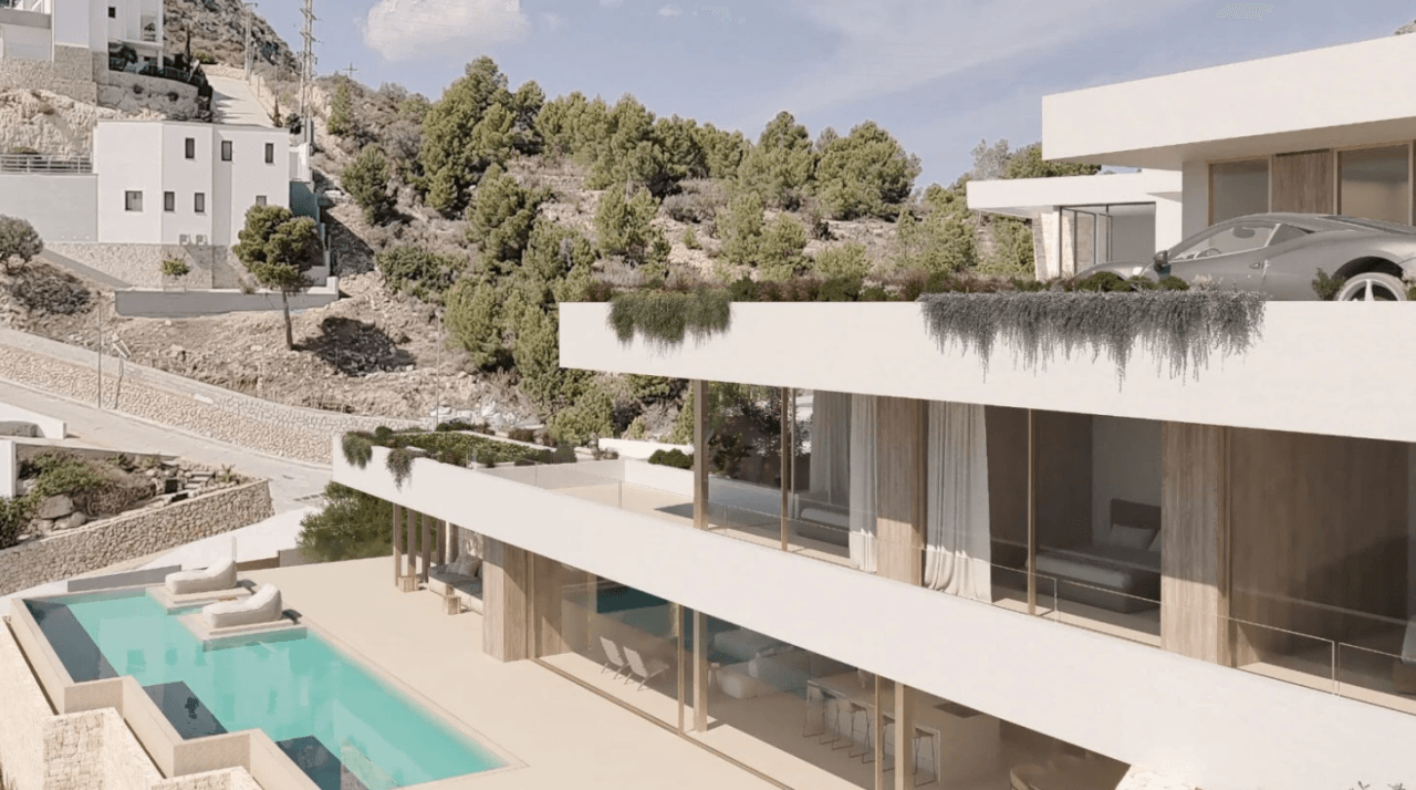 Eksklusiv nybygg villa i luksus med havutsikt i Calpe
