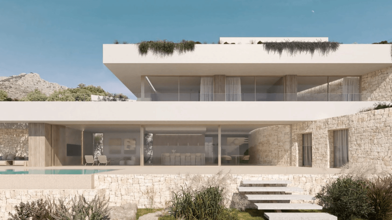Eksklusiv nybygg villa i luksus med havutsikt i Calpe