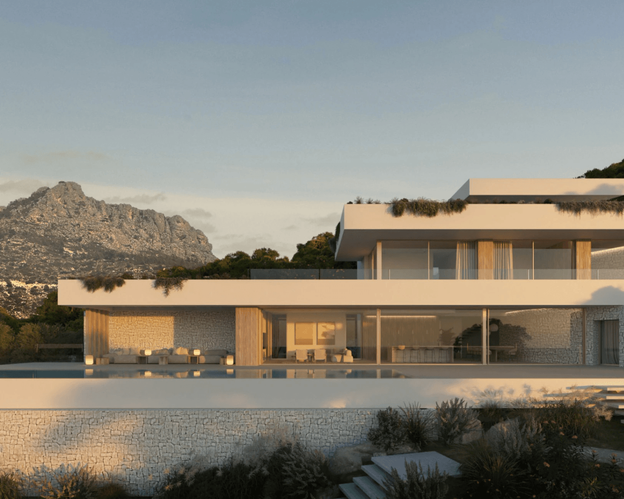 Eksklusiv nybygg villa i luksus med havutsikt i Calpe