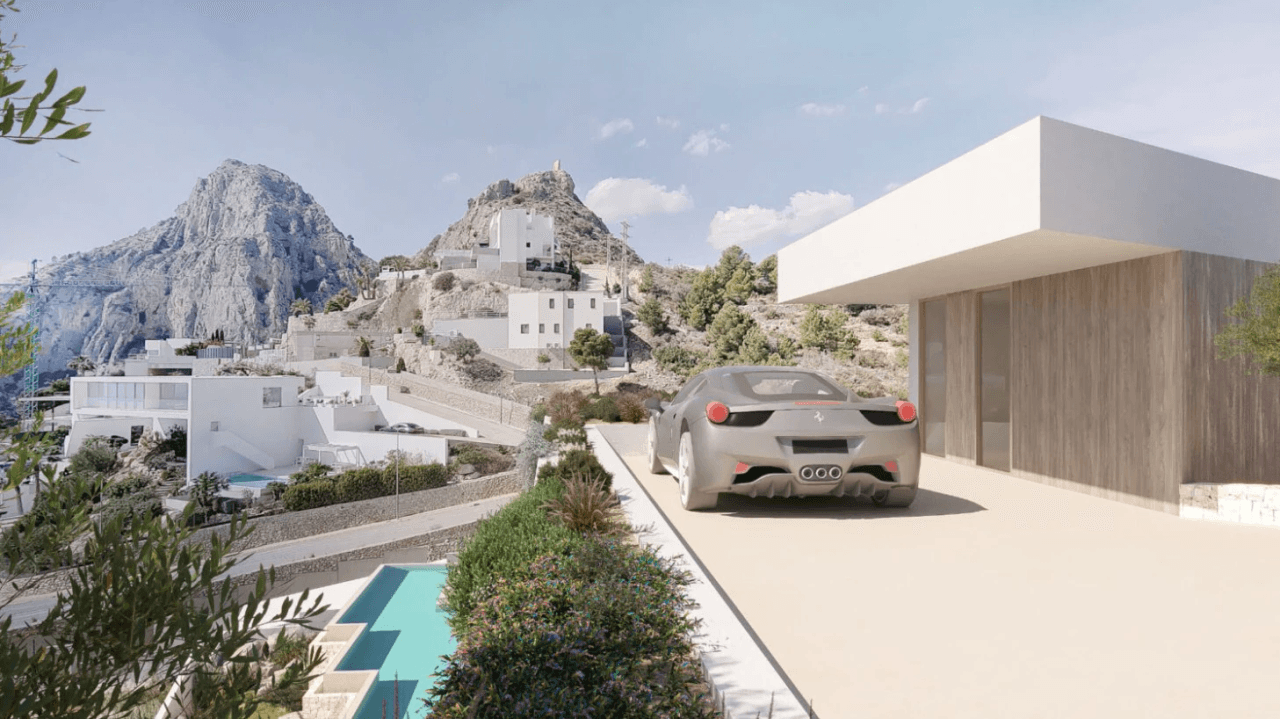 Eksklusiv nybygg villa i luksus med havutsikt i Calpe