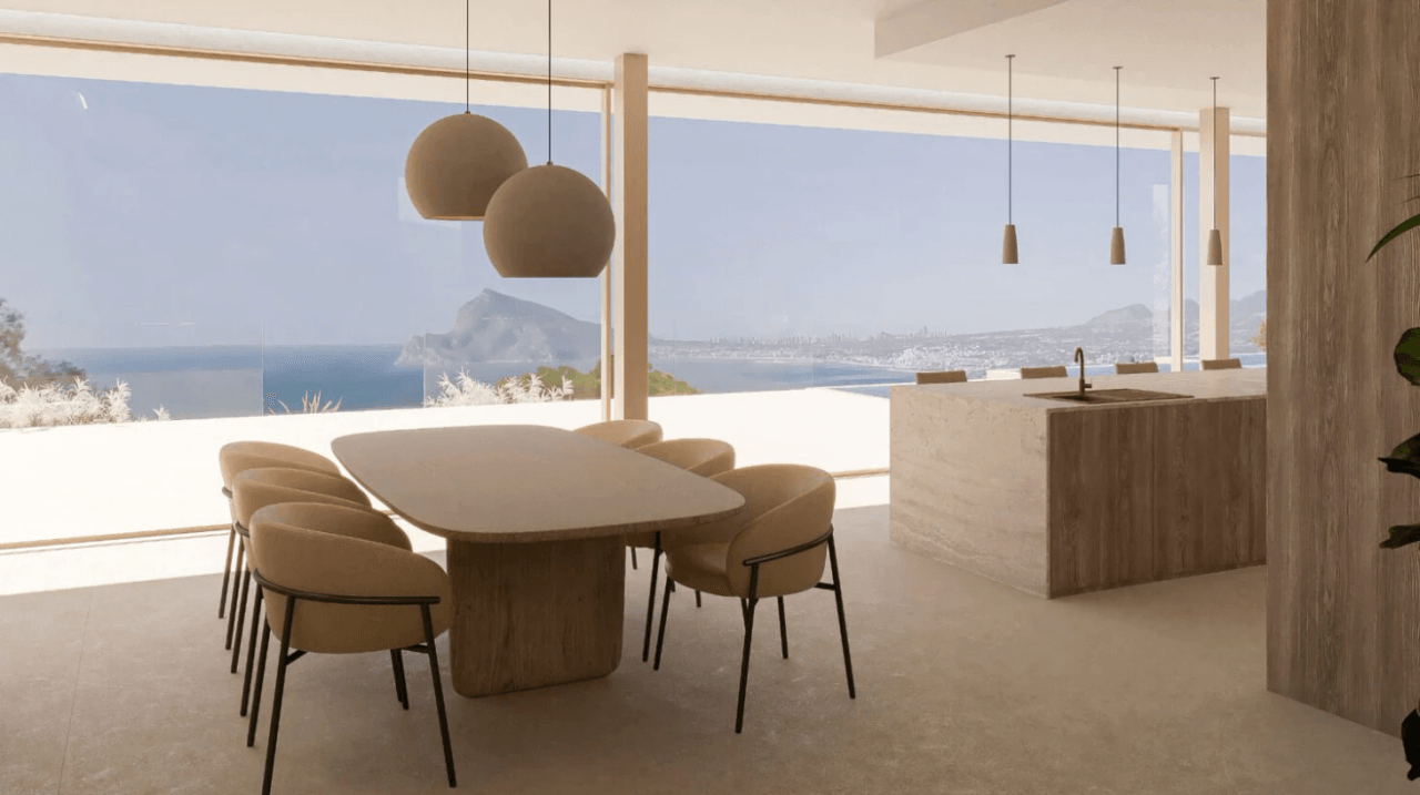 Eksklusiv nybygg villa i luksus med havutsikt i Calpe